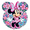 Floral Minnie-14CT Stamped Cross Stitch 40*40cm tapestrymarket