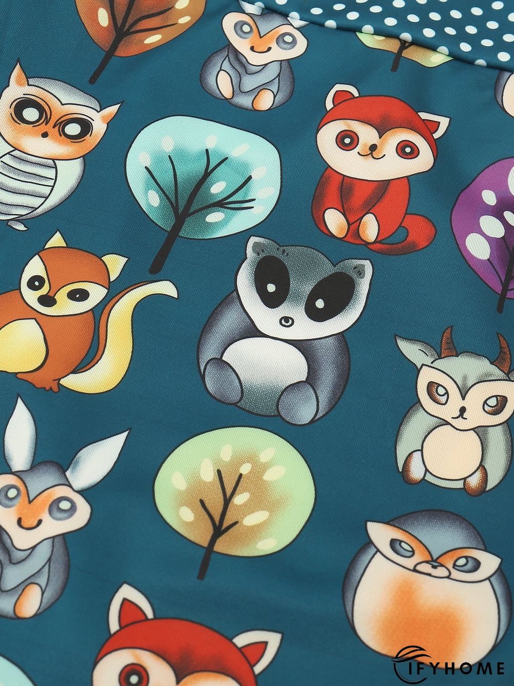 Casual Vintage Animal Printed A-line Skirt | IFYHOME