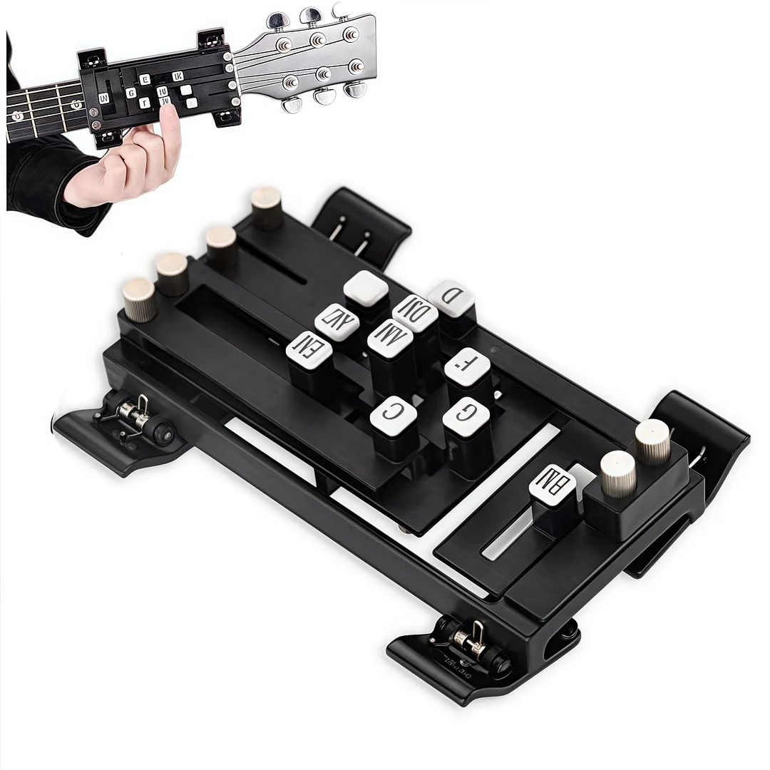 Guitar Assistant Tool & Automatic Transmission String Press One-Button Chord Player