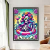 Halloween Skeleton-11CT Stamped Cross Stitch 50*65cm/19.69*25.59in(Big Size)