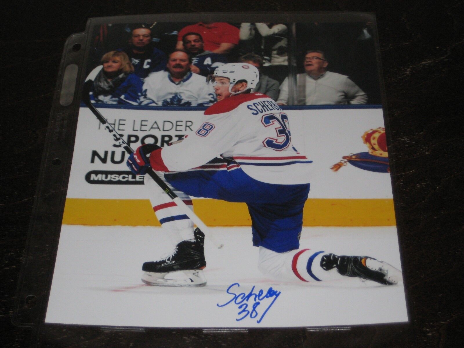 NIKITA SCHERBAK autographed MONTREAL CANADIENS 8x10 Photo Poster painting #2