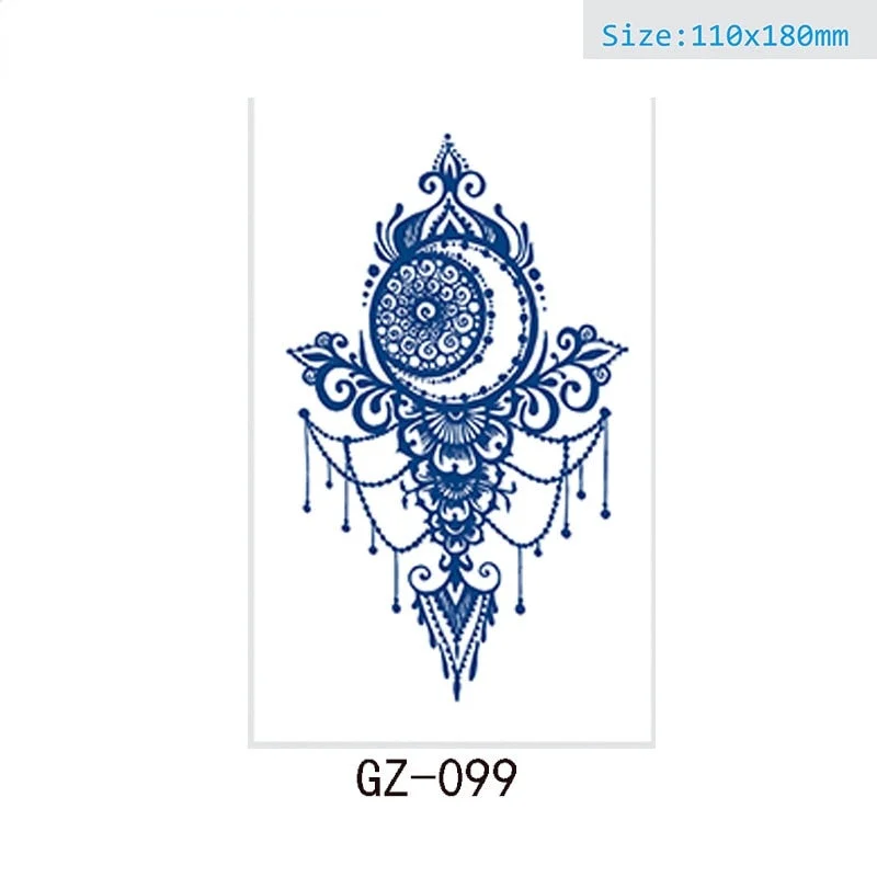 Net Red Herbal Juice Semi-permanent Waterproof Sweat-proof Tattoo Masking Scar Tattoo Sticker Herbal Juice Tattoo Sticker