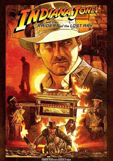 INDIANA JONES POSTER - RAIDERS OF THE LOST ARK Photo Poster painting QUALITY INSERT -  POST