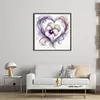 Love Pansy-11CT Stamped/Counted Cross Stitch 40*40cm/15.75*15.75in tapestrymarket