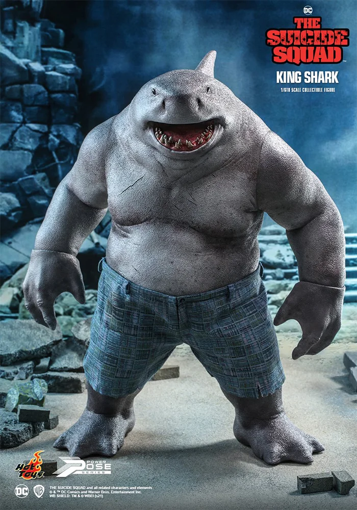 1/6 Scale The Suicide Squad – King Shark Figure by Hot Toys-shopify