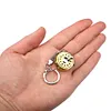 1pc Alloy Fishing Reel Drum Pendant Keychain Fishing Wheel Pendant Angler Gift