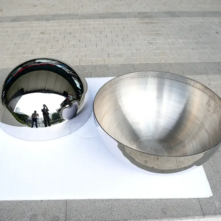 mirror polish 12&Prime; 24&Prime; 36&Prime; 48&Prime;steel hemisphere