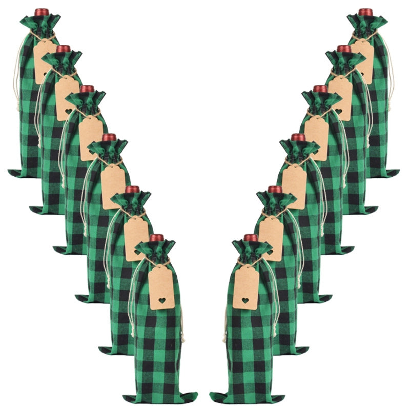 Christmas Basic Lattice Hemp Rope Daily Party