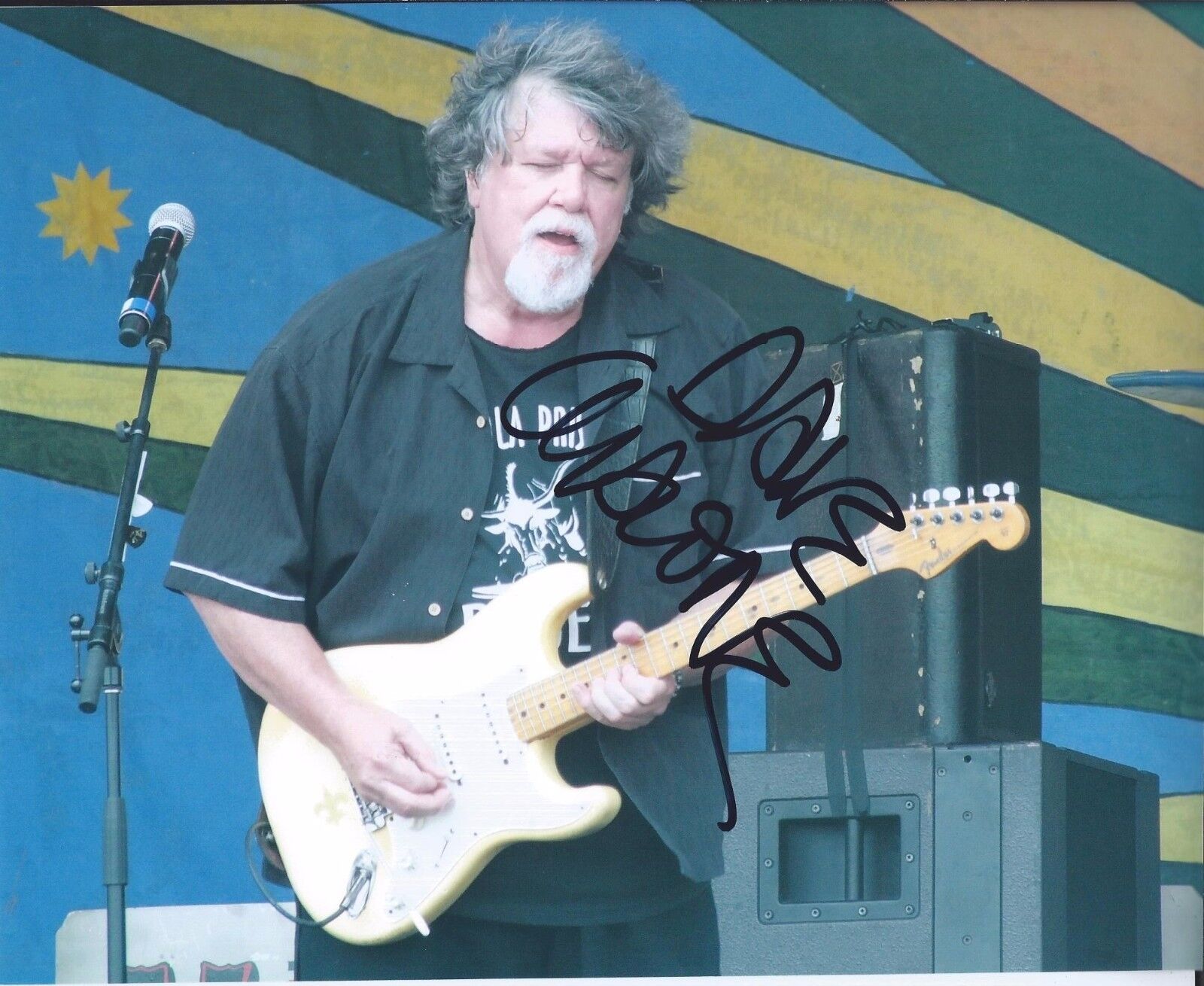 Dave Malone Signed Autographed 8x10 Photo Poster painting The Radiators New Orleans E