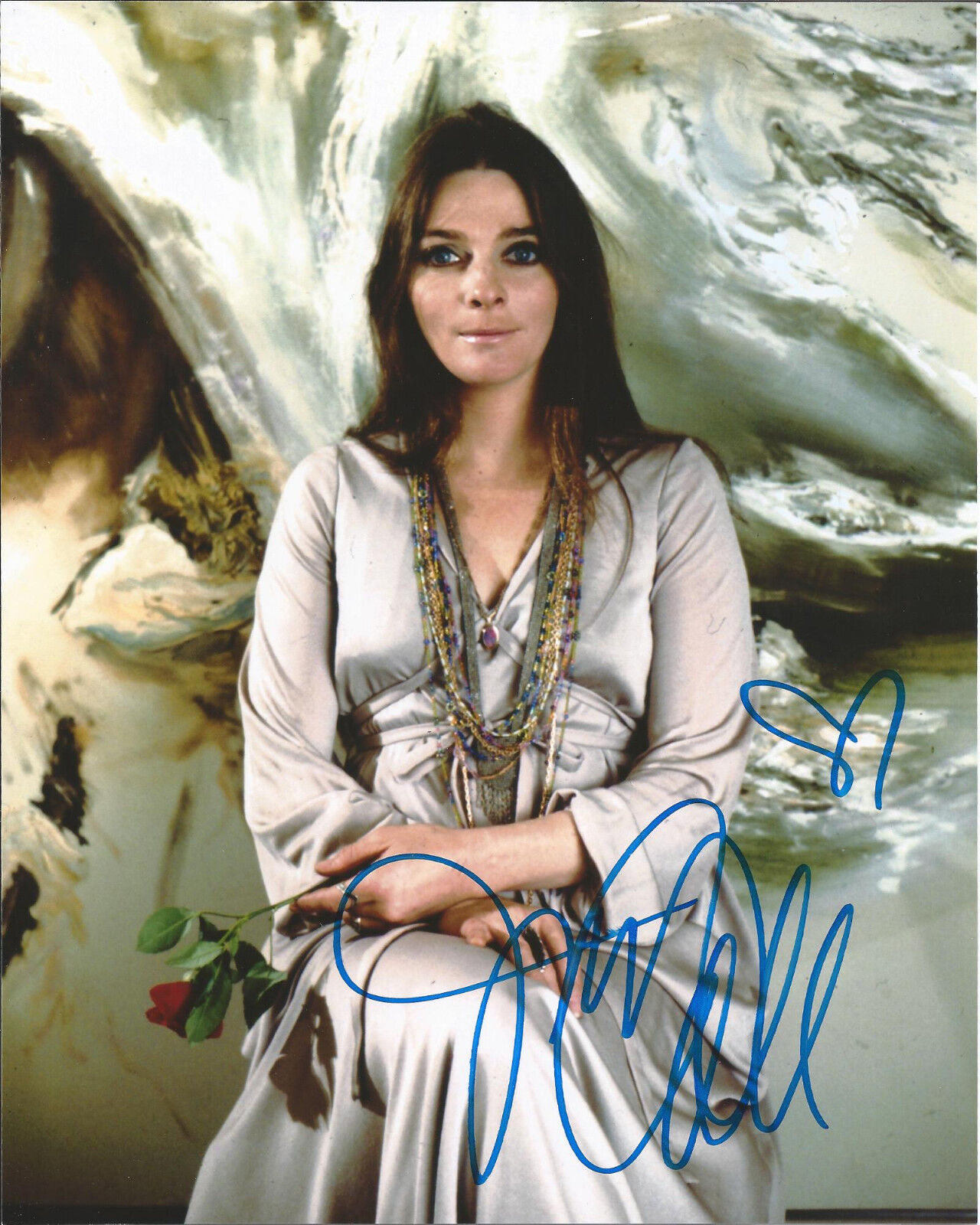 FOLK SINGER JUDY COLLINS SIGNED 8X10 Photo Poster painting W/COA GRAMMY WINNER BOTH SIDES NOW D