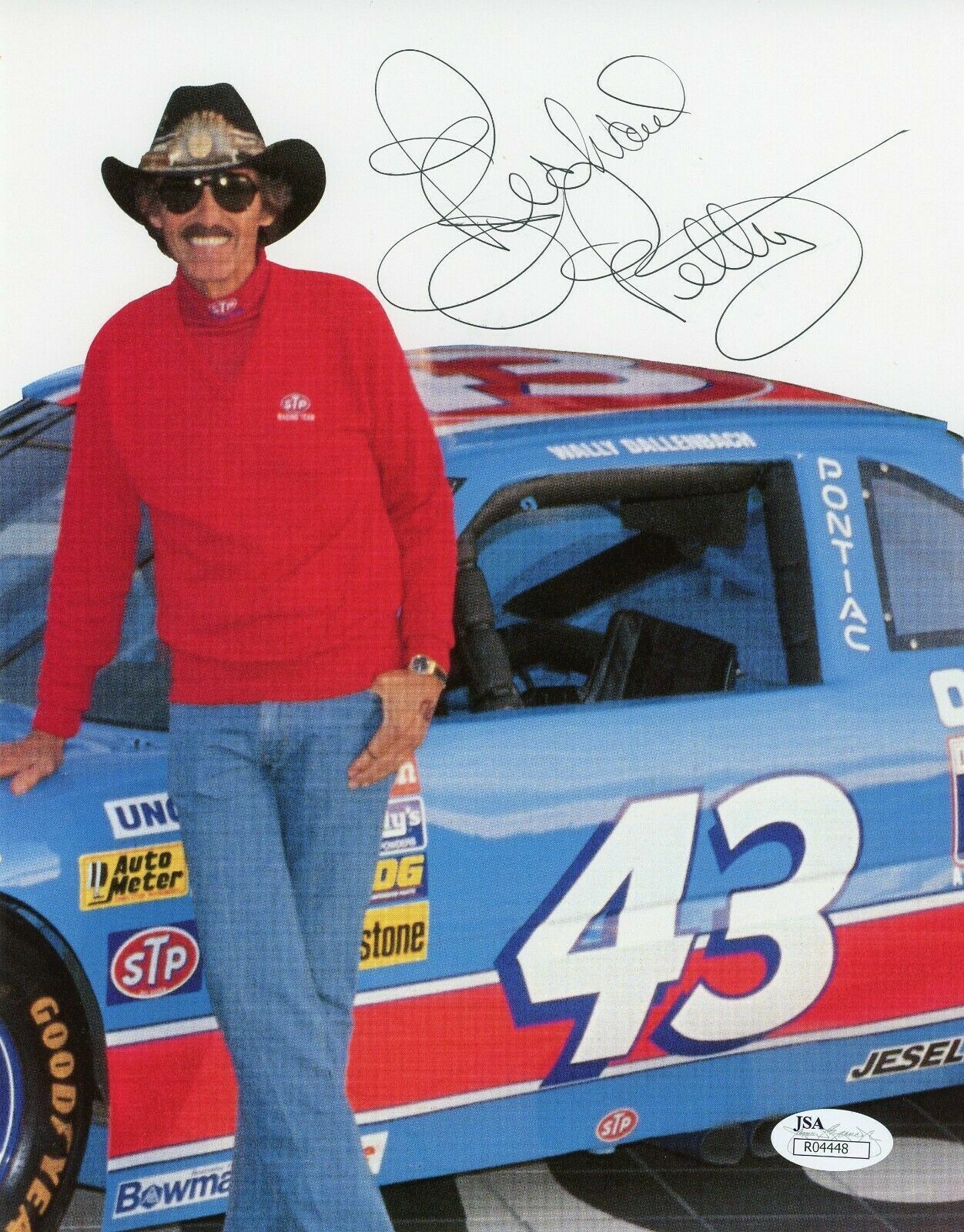 Richard Petty Signed 8x JSA Autograph 8x10 Photo Poster painting NASCAR