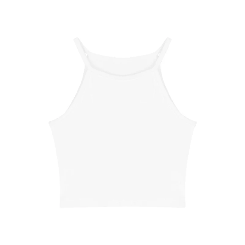 Uveng Uveng Desire Wind Hot Girl Hang Neck Condole Belt Small Vest Female 2023 Summer Slim Sexy Wear Outside With A Bottom Shirt Jacket