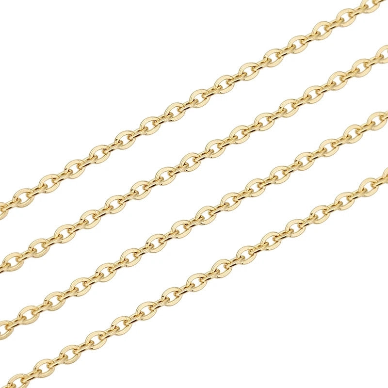 Jewelry Minimalist Classic Style Solid Color Titanium Steel Plating Necklace