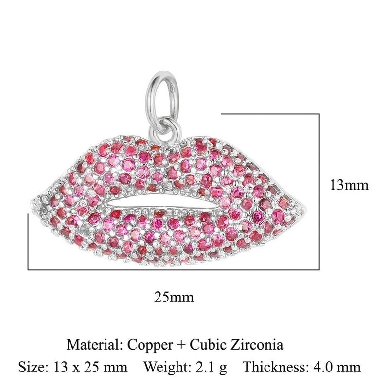 3 Pieces Copper Zircon 18K Gold Plated Pentagram Heart Shape