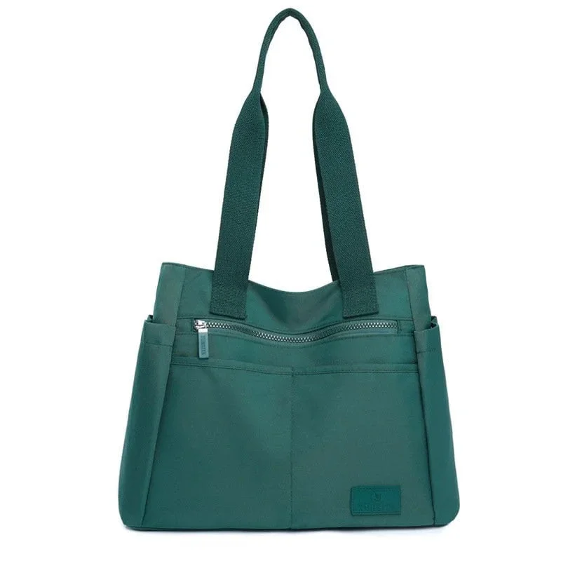 【Japanese handmade】8 colors Large capacity multi-pocket handbag