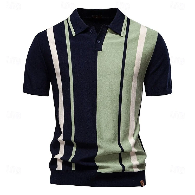 Timeless Colorblock Short-Sleeve Polo QueenFunky