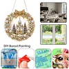Diamond Painting Christmas Ornament Church Sun Ornament Window 7.87x7.87in