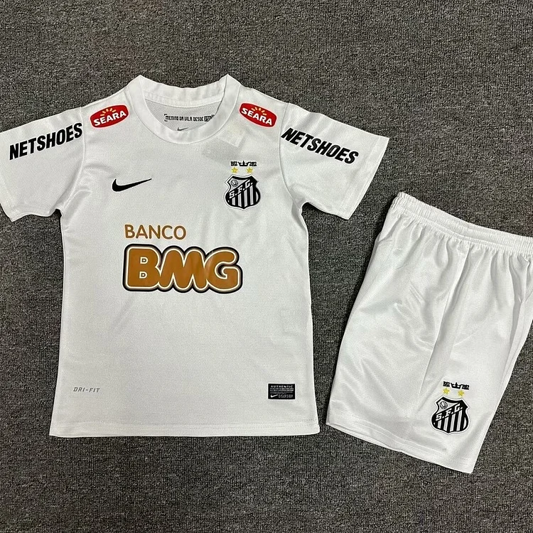 Retro 2011 Santos FC Home Football Shirt Kids Size