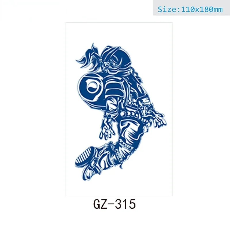 Net Red Herbal Juice Semi-permanent Waterproof Sweat-proof Tattoo Masking Scar Tattoo Sticker Herbal Juice Tattoo Sticker