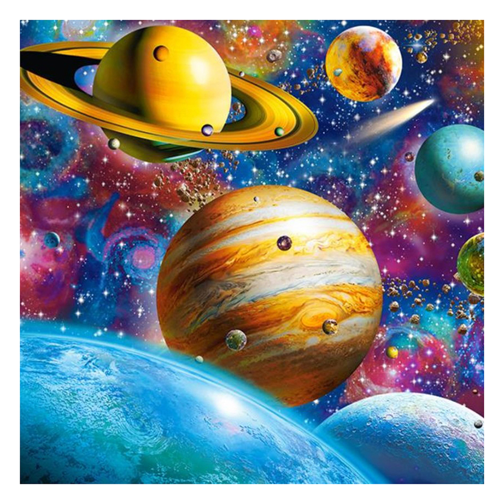 

30*30CM - Round Drill Diamond Painting - Universe, 501 Original