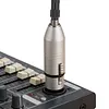 1/8in TRS Female To 3Pin XLR Female Aduio Adapter Lockable Gender Changer Audio Coupler Connectors for Mixer Microphone Power Amplifier