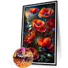 >SALE<5D DIY Full Square Drill Partial AB Drill Diamond Painting Poppy Kit 45x70cm