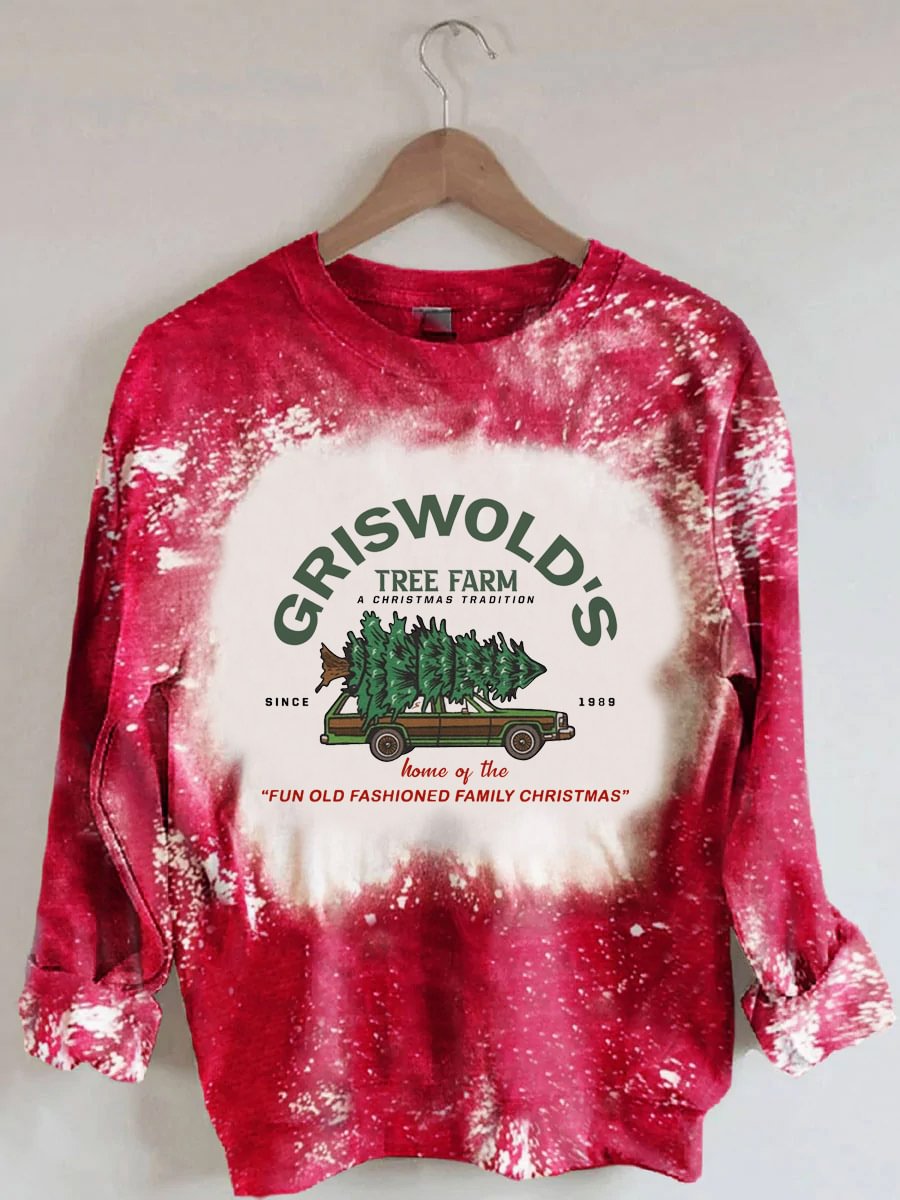 Griswold Christmas Tie Dye Sweatshirt