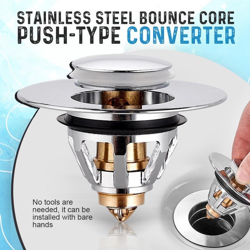 Usondeals Stainless Steel Bounce Core Push