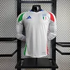 2024 Player Version Long Sleeve Italy Away Football Shirt 1:1 Thai Quality