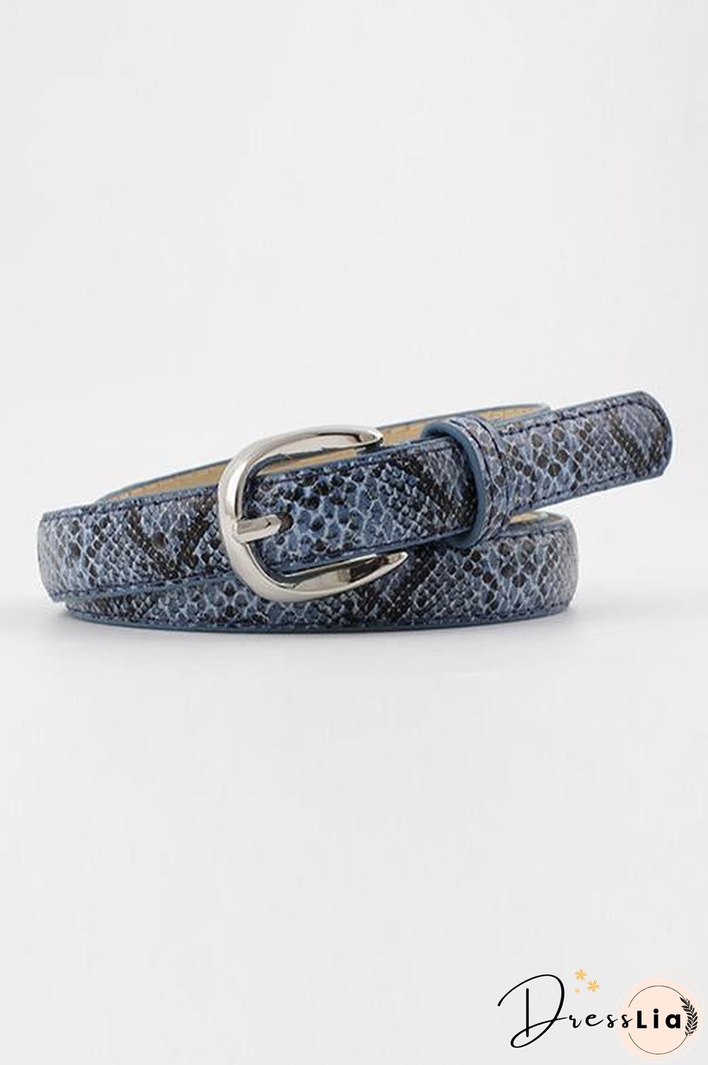 Skinny Snakeskin Belt