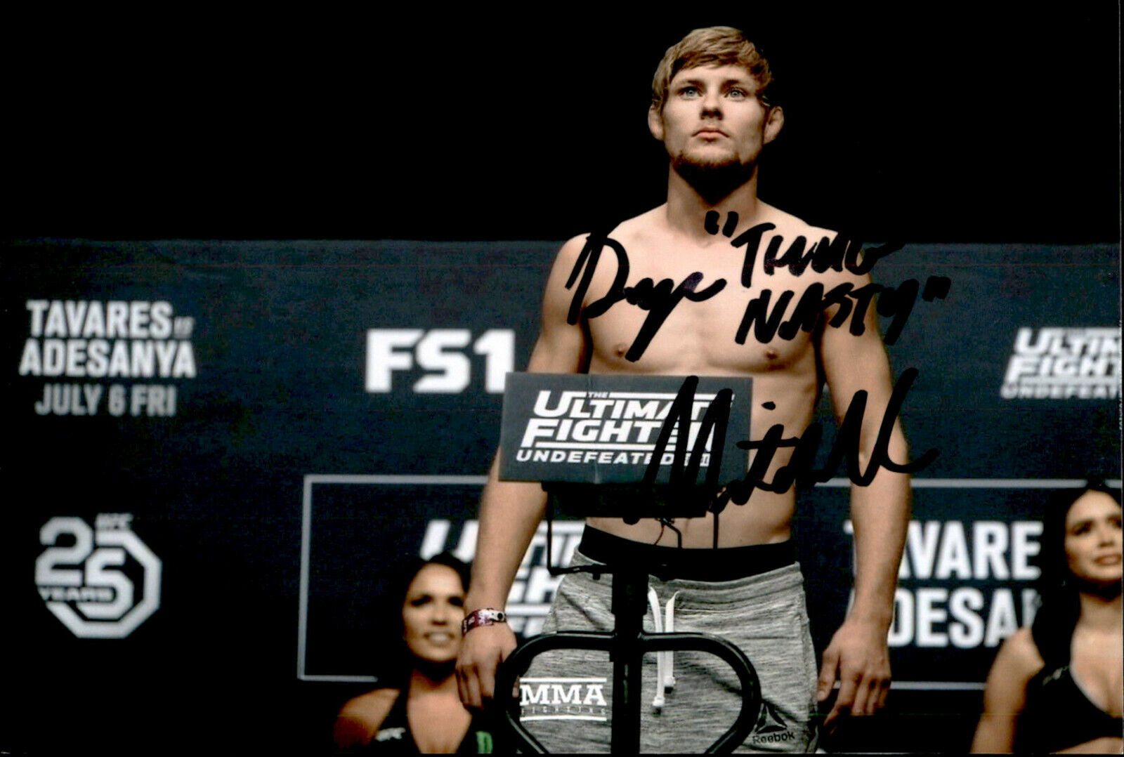 Bryce Thug Nasty Mitchell SIGNED 4x6 Photo Poster painting UFC ULTIMATE FIGHTING CHAMPIONSHIP #4