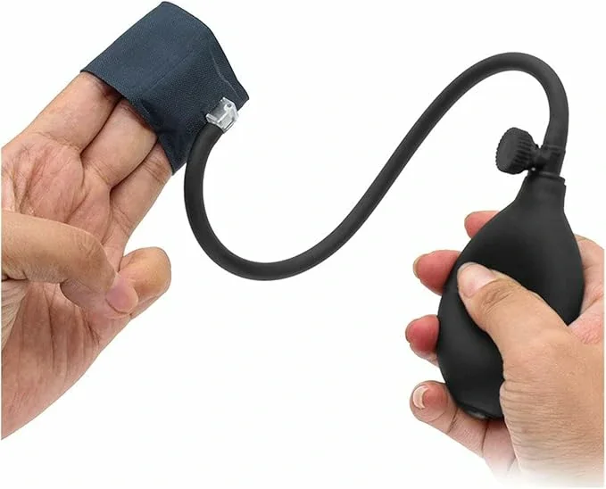 Men's Inflatable Lock Fine Ring Delay Ring Expansion Lock Fine Inflatable Anal Plug Horse Eye Adult Sex Toys