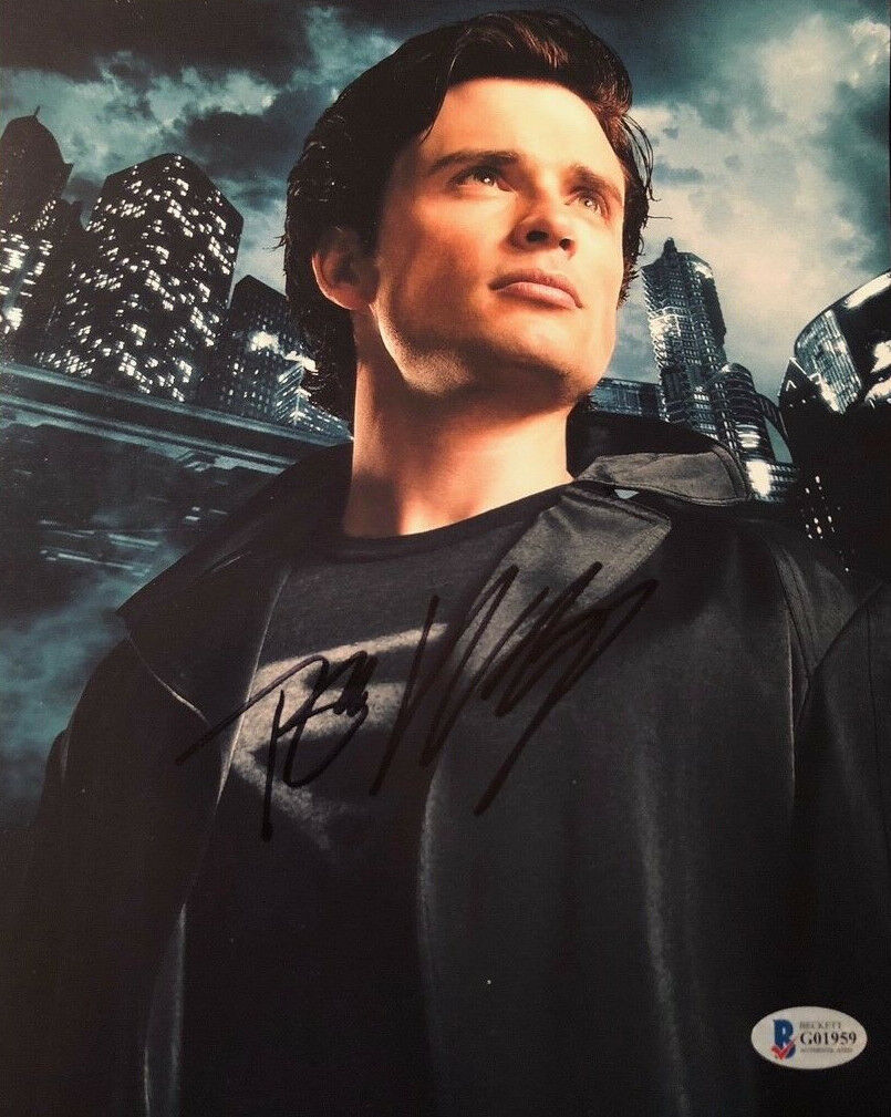 Tom Welling signed autographed 8x10 Photo Poster painting Smallville BECKETT AUTHENTICATED