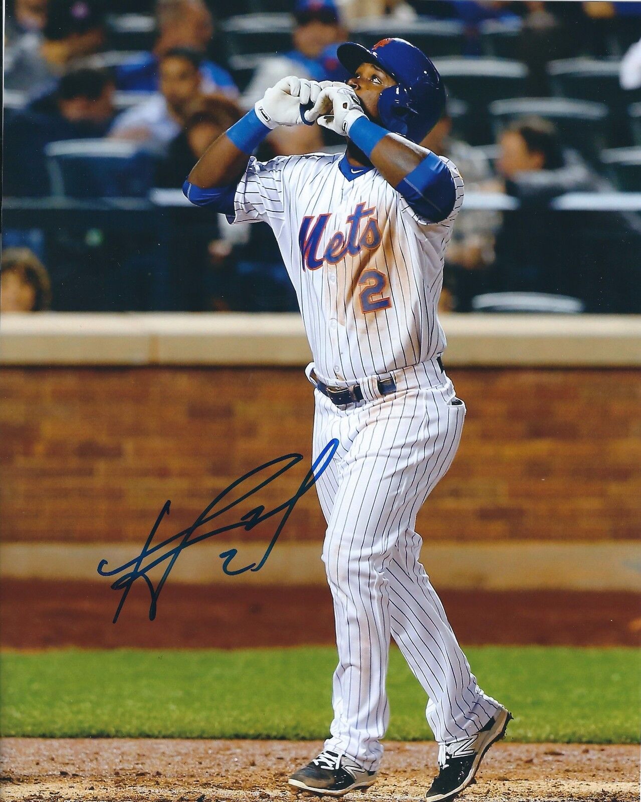 AUTOGRAPHED 8x10 DILSON HERRERA New York Mets Photo Poster painting W/COA