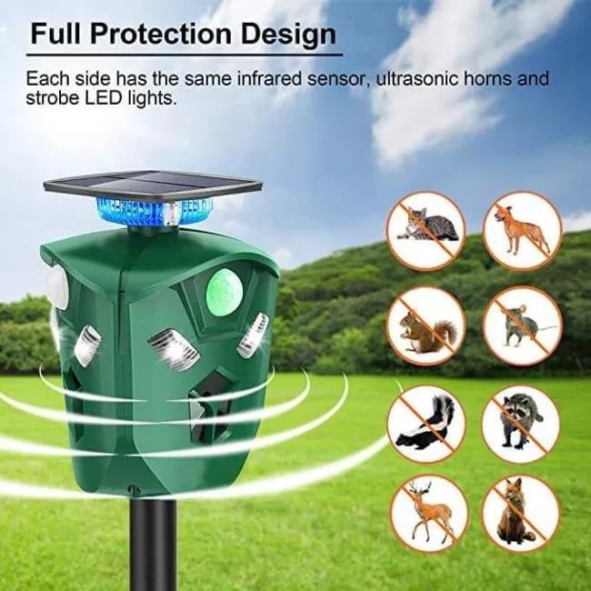 2021 New 360 Degree Solar animal Repeller、、sdecorshop