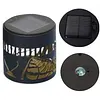 Solar Mandalas Lights Outdoor Waterproof Solar Mandalas Fence Lights Warm White Back Porch Decor for Patio Front Door Yard Deck Stair