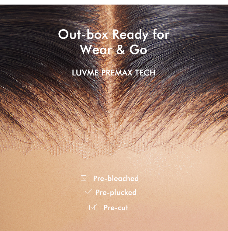 Luvme All-Day Comfort Wig Layered Yaki Straight Glueless 7x6 Closure HD Lace Human Hair Wig Pre-Cut Lace-19