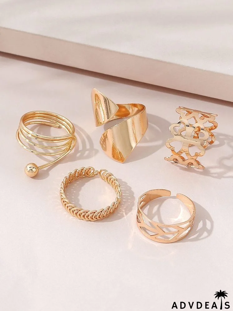 5pcs Creative Ring