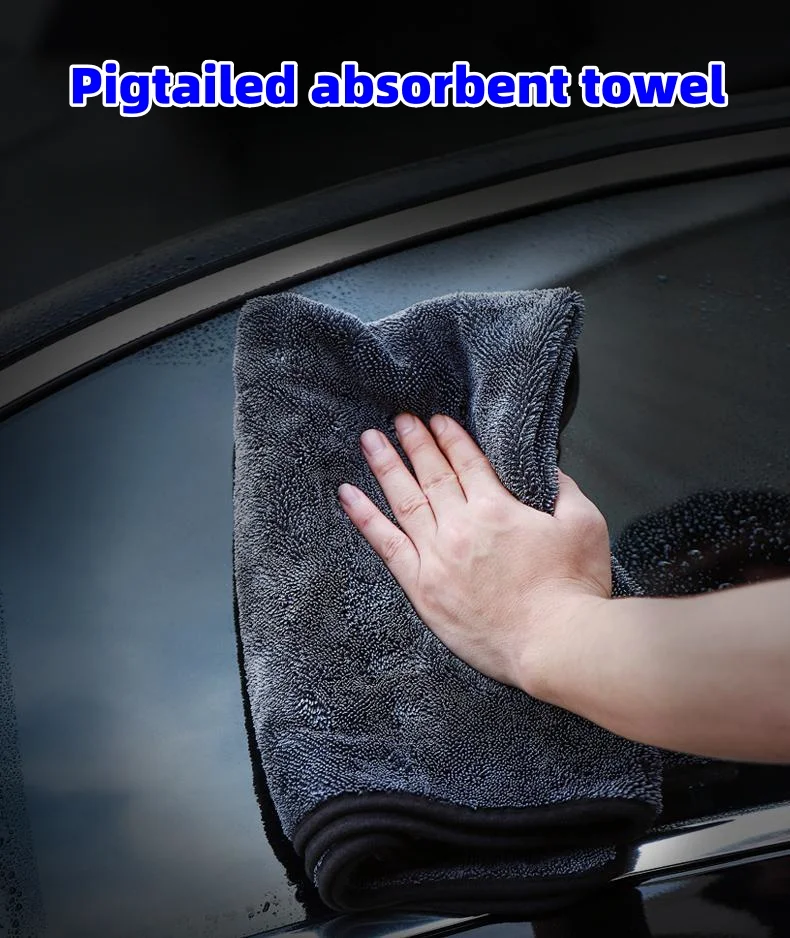 Microfiber car water stain wiper towel