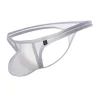 Men's Ice Silk Ultra-thin Transparent Thong U-convex Seamless Sexy Thin Strap T-Pants