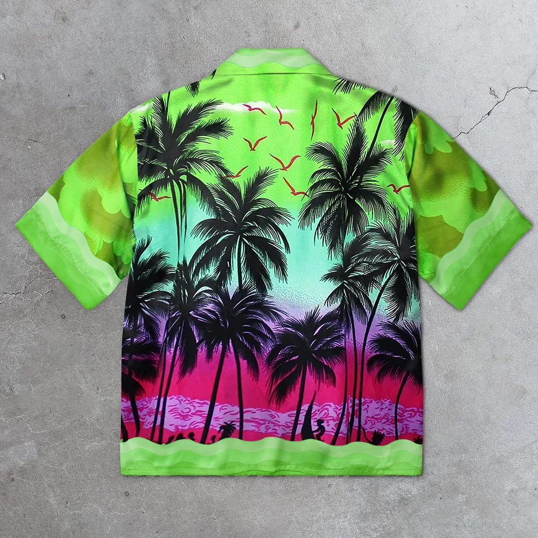 Fashion Casual Hawaiian Short Sleeve Shirt