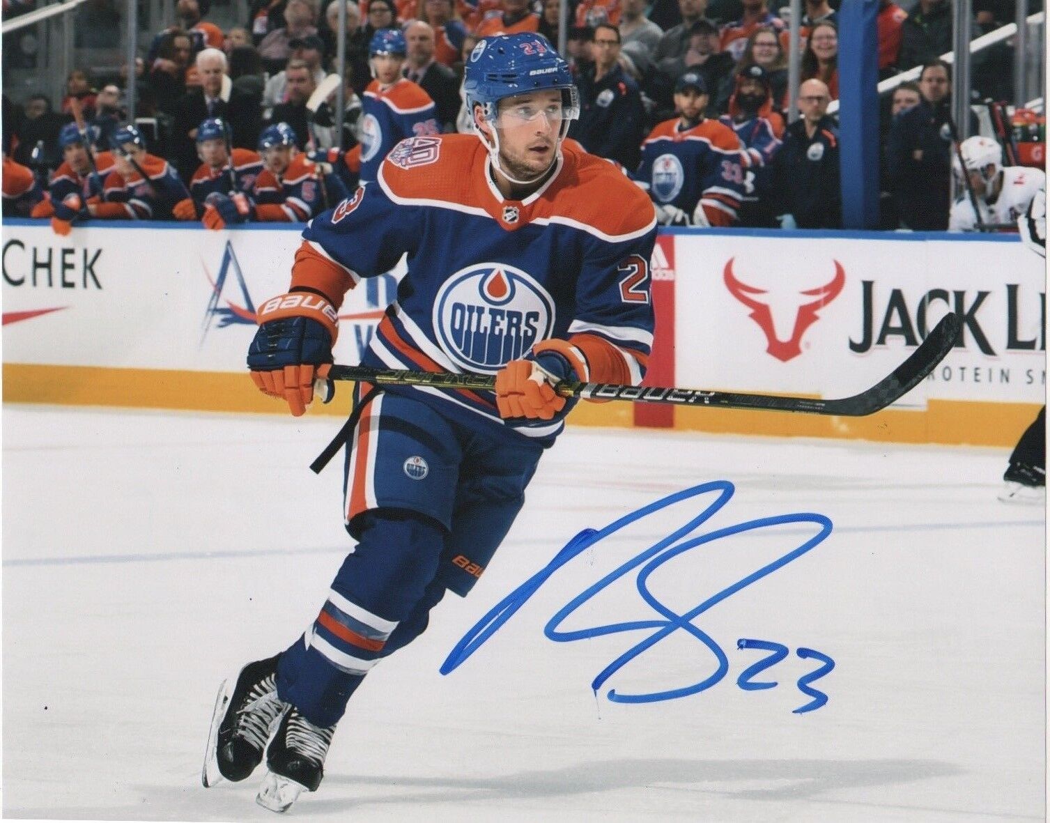 Edmonton Oilers Ryan Spooner Autographed Signed 8x10 Photo Poster painting NHL COA #9