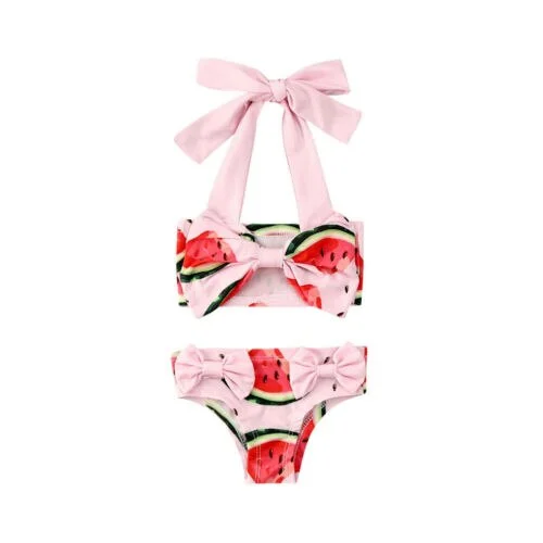 Hot Lovely Toddler Kid Baby Girls Tankini Swimwear Swimsuit Bikini Set Bathing Beachwear 1-6Years