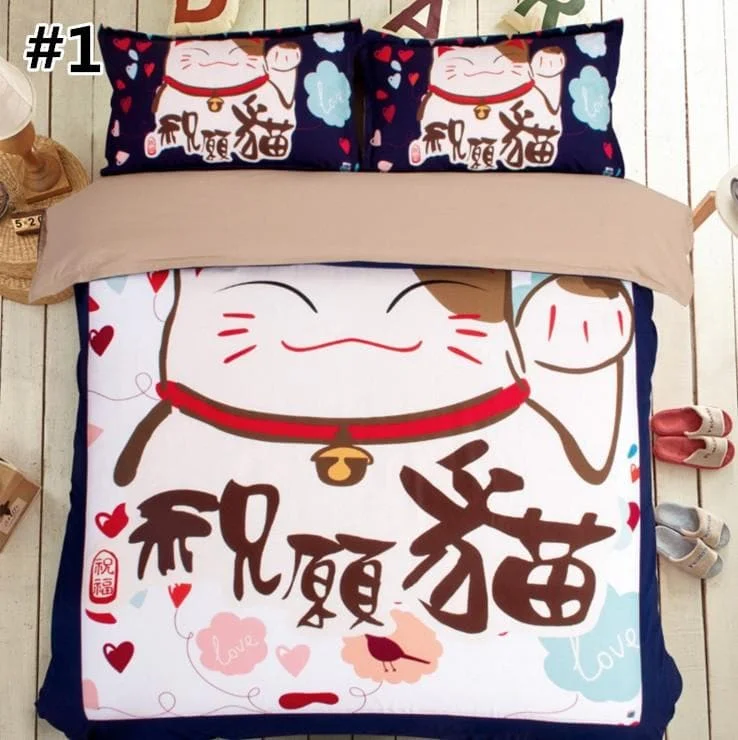 Kawaii Cartoon Sweet Home Bedding Set SP179283