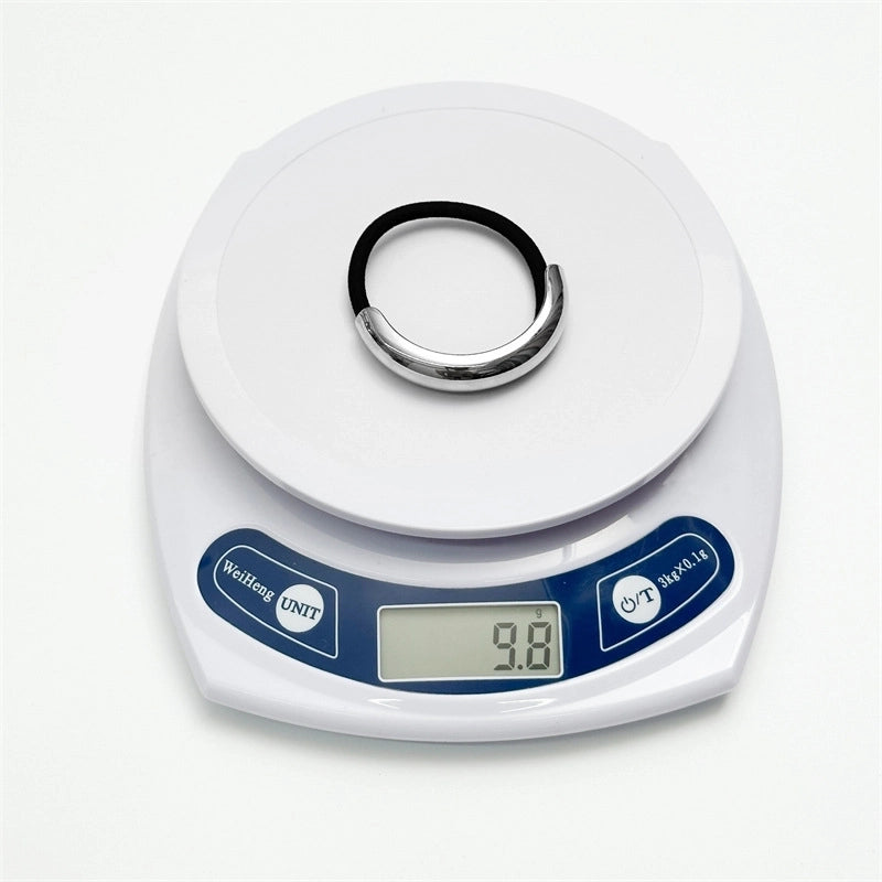 Alloy Minimalist Alloy Ring Semi-Curved Hair Ring Online Influencer Head String Female 2024 New High-End Leather Case Hair Rope