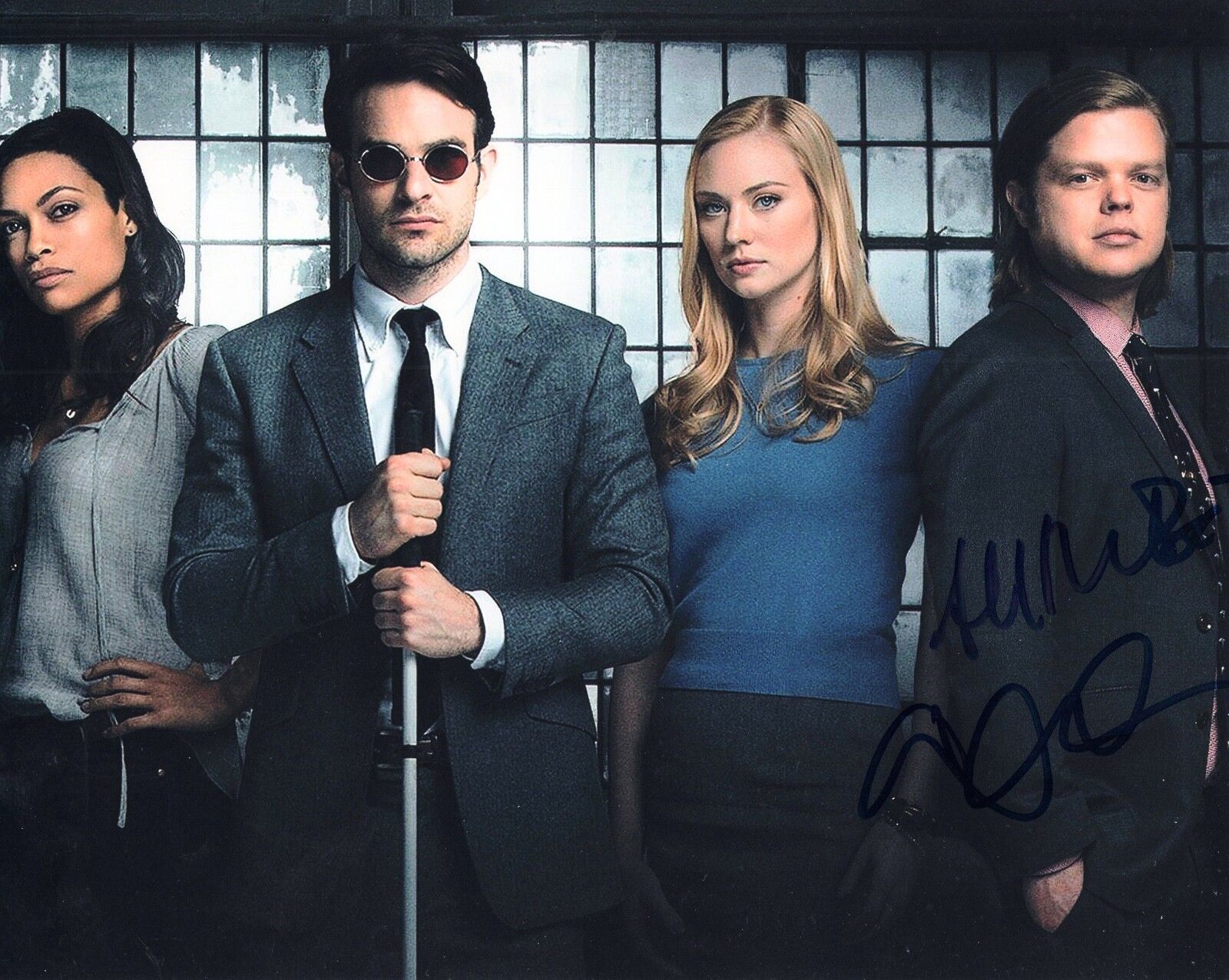 Elden Henson Daredevil Cast Signed 8x10 Photo Poster painting w/COA