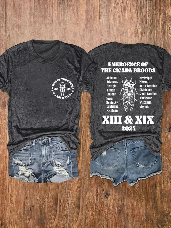 Women's Emergence Of The Cicada Broods 2024 Tee