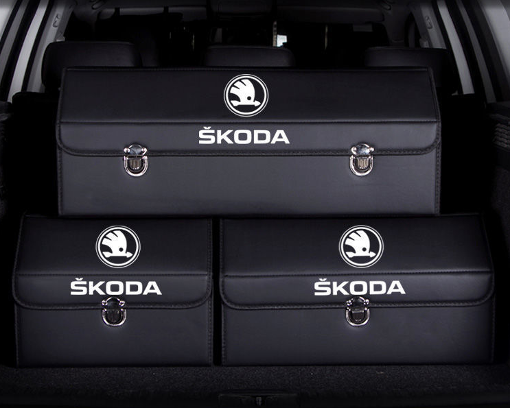 Car Trunk Leather Storage Box