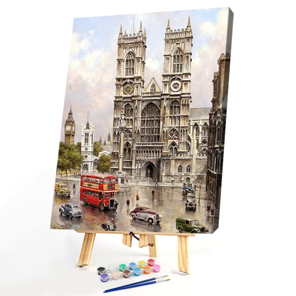 

30*40CM Paint By Numbers-Citys, 501 Original