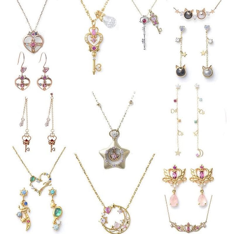 Sailor Moon Luna Key Necklace/Earrings SP1811818